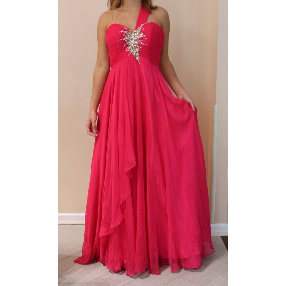 Night Moves One Shoulder long formal dress size 6